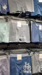 Boxer Seamless SPACH M008 Motif 6pcs / Celana Dalam Pria