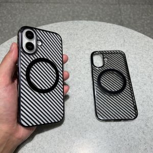 Ultra-Thin PC Plastic Hardshell Texture Pattern iPhone 16 pro Max Case Full Coverage Anti-Fall Mens Large Hole Lens Protection