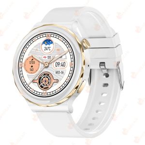 2025 New ECG+PPG SmartWatch Ladies Full Touch Screen Heart Rate Sports Fitness Watch Voice Call Waterproof Smart Watch Women+Box