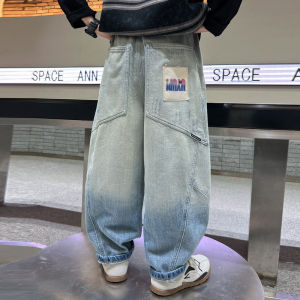 Spring New Trendy Gradual Color Boys Jeans