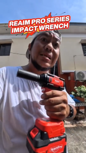 REAIM Brushless Cordless Impact Wrench 2IN1 - Heavy Duty Electric Ratchet Wrench & Drill with Rechargeable Battery