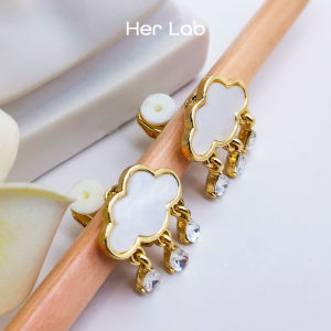 Her Lab Jewelry | ต่างหู Hypoallergenicของขวัญเครื่องประดับกล่องของขวัญจำกัดเวลาเครื่องประดับแฟชั่นต่างหูผู้หญิงทองจริงหลวม Collateralเครื่องประดับเพชรเกาหลีหลายชั้นสไตล์เกาหลีเงิน925อินสตาแกรมบุคคลหลากสีต่างหูต่างหู ผู้หญิงตุ้มหูต่างหูเท่ๆ