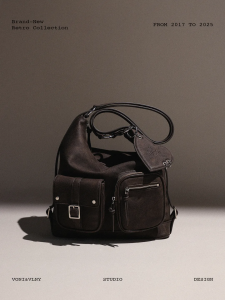 American Retro College Style Motorcycle Bag Single Shoulder Bag Double Shoulder Bag Small Variation VONI VLNY Baogui