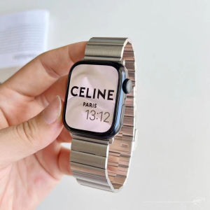 Stainless Steel Strap for Apple Watch Ultra 2 Strap 49mm 45mm 44mm 42mm 41mm 40mm 38mm iWatch Metal Band Luxury Strap for Apple Watch Ultra Series 9 8 7 SE2 SE 6 5 4 3 2 1 New