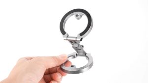 Dual-side Magnetic Phone Holder 1/4" Screw Tripod Mount Adapter With Cold Shoe Phone Stand For Magsafe iPhone 16 15 14 13