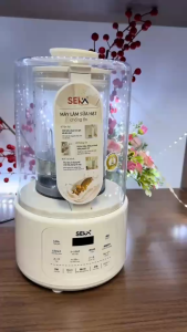 Máy Làm Sữa Hạt Chống Ồn SEKA E600 Nâng Cấp - Dung Tích 1.5L Cối Thủy Tinh Chịu Nhiệt Lưỡi Dao 12 Cánh Xay Sữa Siêu Mịn