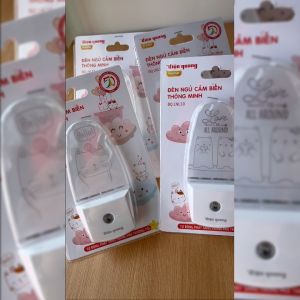 Đèn ngủ cảm biến LED Điện Quang ĐQ LNL10 B (Cảm biến quang xanh dương)