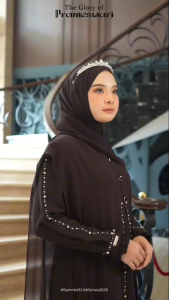 Shafina Abaya Model 2 Layer Gamis Muslim Lebaran Kajian Wanita Remaja Dewasa Elegan Terbaru 2025