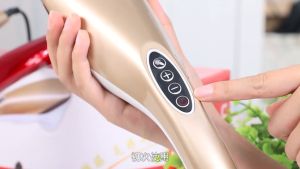 computer new version Touch Hand Held Massager gold colour with 4-6head