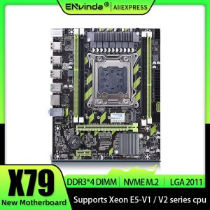 ENVINDA X79 Motherboard: LGA 2011 USB2.0 SATA3 Support REG Memory ECC & Processor Xeon E5 4DDR3 PCI-E NVME M.2