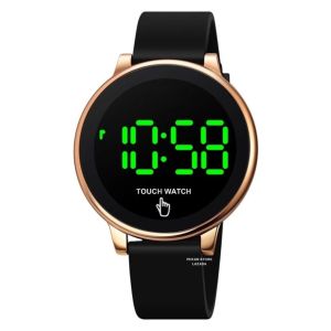 LED Watch Digital Jam Tangan Uniseks Pria Dan Wanita Touch Screen Display Tali Rubber COD Bayar Di Tempat Mewah Elegan Sporty Olahraga Fashion Electronik/ Jam Tangan Pria Digital/Jam Tangan Wanita Digital