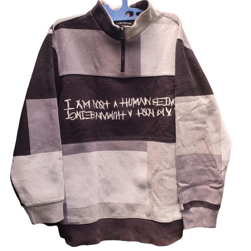 〈I AM NOT A HUMAN BEING〉Graphic Denim JK I AM NOT A HUMAN BEING〉Graphic Denim JK