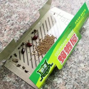【10Pcs/Box】Anti Cockroach Trap House Strong Adhesive Glue Catch Insect Killing Bait Sticky Catcher Pest Anti Lipas