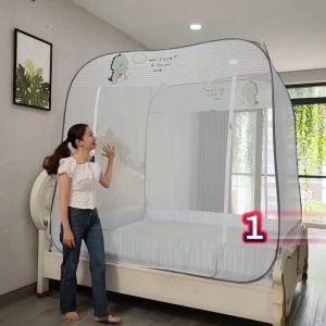 Màn Chụp  Mùng Chụp Cao Cấp Mộc Miên Đỉnh Vuông - Kích thước 16mx2m ( video  hình thật )