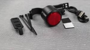 X-TIGER Rear Light Bike Smart Brake Sensing Light High Brightness IPX6 Waterproof LED Charging Taillight MTB Bike Accessories