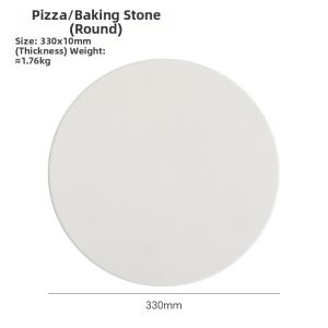 Walfos | Heat Resistant Cordierite Circular Stone Plate