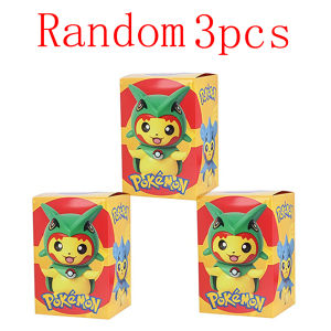 Takara Tomy | Pocket Monsters Anime Figure Kawaii Pikachu In DisguiseBlind Box Creative Personalized Statue Model Ornament Surprise Gift Box