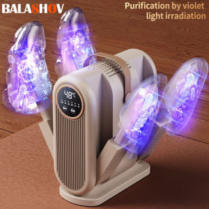 Electric Shoe Dryer Intelligent Timer Household Shoe Warmer 2 pairs Shoe Boot Dryer Eliminate Odor Fast Drying UV Sterilization