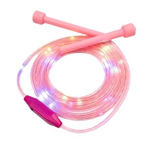 Colorful LED Skipping Rope Light Up Exercise Rope with Flashing Lights for Kids Play Nighttime Fitness Party Decorations
