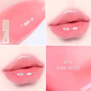 Son Môi Dinto Mirror Water Jelly Lip Glaze 774 Cat in Boots Rose Pink Moisturizing Lipstick Lip Gloss Lip Glaze Lip Mud Lip Cream
