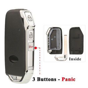 Jingyuqin Remote Car Key Shell For Kia Sportage Niro Ceed Sorento Cerato Forte Seltos Telluride 2017-2025 Smart Fob Case Holder