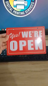 OPEN AND CLOSE SIGNAGE - PVC/SINTRA/LAMINATED/BACK TO BACK