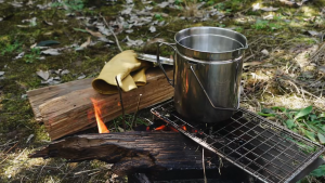 Firemaple Antarcti Stainless Steel Pot - Food Grade SUS304 Camping Pot with Steaming Function - Lightweight and Durable for Outdoor Cooking