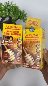 Madu Kuning Sehat Lambung Attaubah BPOM isi 350gr | Obat Ampuh Untuk Lambung