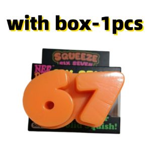 2026 New Hot Type 67 Slow Rebound Pinching and Stress Relief Toy with Soft and Sticky Texture Healing and Stress Relief Gift