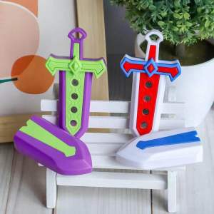 Đồ Chơi Kiếm Vô Tri Kiếm Cà Rốt 3D Mini Có Nam Châm Giảm Căng Thẳng Cho Bé