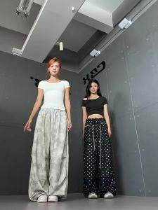 CBXLAB | Retro Polka Dot Fashionable High Waist Leisure Pants