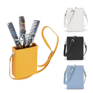 Hairdressing Haircut Scissor Bag Clips Comb Barber Hair Scissor Holster Holder Tool Salon Waist Belt Messenger Storage Bag