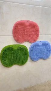 แผ่นขัดหลังซิลิโคน แผ่นกันลื่น แผ่นซิลิโคนนวดหลัง ถูหลัง