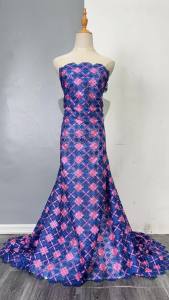 Kalume 2025 African Water Soluble Guipure Lace Fabric High Quality Nigerian French Cord Lace Fabric with Stones For Wedding 3590