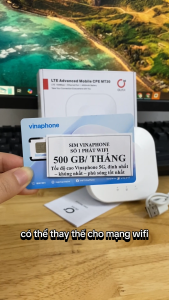 ( CÓ ESIM ) Sim DATA 5G VINA U1500 - Có 500GB Data Mỗi Tháng ( 17GB/ngày ) - Chuyên Dùng Mạng Không Nghe Gọi - FREESHIP – CHƯA KÍCH HOẠT