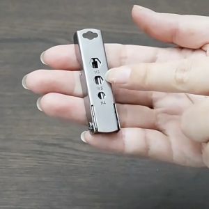 Jarum Tusuk Kartu SIM Multifungsi 6 in 1 Pisau Cutter Obeng Gantungan Kunci