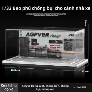Tủ Chống Bụi Hiển Thị Mô Hình Xe 1:32