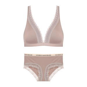 SHIYE | ชุดชั้นในลูกไม้เซ็กซี่สไตล์ฝรั่งเศส ไร้โครง ทรงบาง สำหรับผู้หญิง ชุดชั้นในไร้ตะเข็บ ช่วงฤดูร้อน ชุดชั้นในแบบไร้โครง ชุดชั้นในแบบไร้โครง