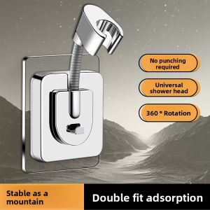 MONLEYTA | Universal Adjustable Shower Head Holder No Drilling Needed Versatile Shower Sprinkler Stand Fixed Bracket For Shower System