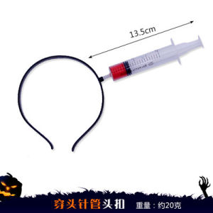Halloween Headband Fake Bloodstained Kitchen Knife Design Prank Decorative Accessory for Party Performance Costume Decoration