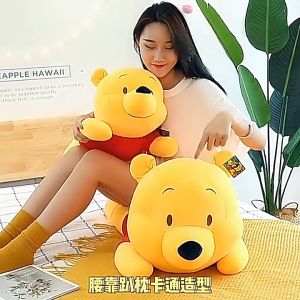 (TẶNG GẤU BÔNG TIGER) ĐỒ CHƠI GẤU BÔNG GẤU POOH LÔNG MỊN CAO CẤP