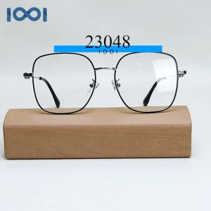 IOOI Eyewear - Kacamata Kotak Metal TR Lensa Anti Radiasi Blueray Photocromic Wanita 23048