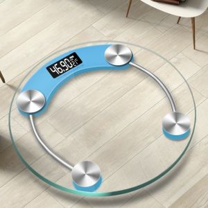 เครื่องชั่งน้ำหนัก เครื่องชั่งน้ำหนักดิจิตอล พร้อมจอ LED 180kg. เครื่องชั่งขนาดเส้นผ่านศูนย์กลาง 33 cm