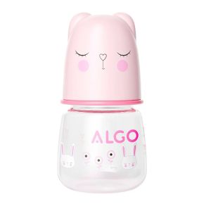 ALGO Newborn Transparent Pp Bottle Mini Cute Animal 60ml Baby Bottle Mother and Baby Supplies 0-6m baby items feeding bottle