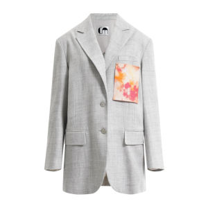 Designer Summer Commuter Single Button Blazer