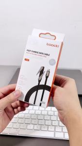 Toocki 240W Cable Type C to Type C 90 Degree With Foldable Phone Stand Fast Charge Cable for Laptop iPhone Samsung Xiaomi Tablet