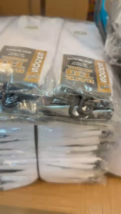 Kaos kaki Sekolah Hitam Putih Polos Isi 1 Pasang
