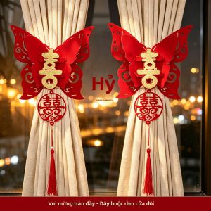 SHIFEITU | Trang Trí Rèm Cưới Dùng Cho Phòng Ngủ