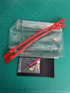 Chiikawa DQ Collaborative Transparent PVC Material Paper Bag Tea Milk Tea Bag DIY round Bucket Bag Single Shoulder Crossbody Handbag