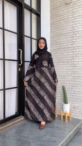 NEW 2024! Gamis Siti Longdress Rayon Premium Super Adem Lengan Panjang Batik Cap Handmade